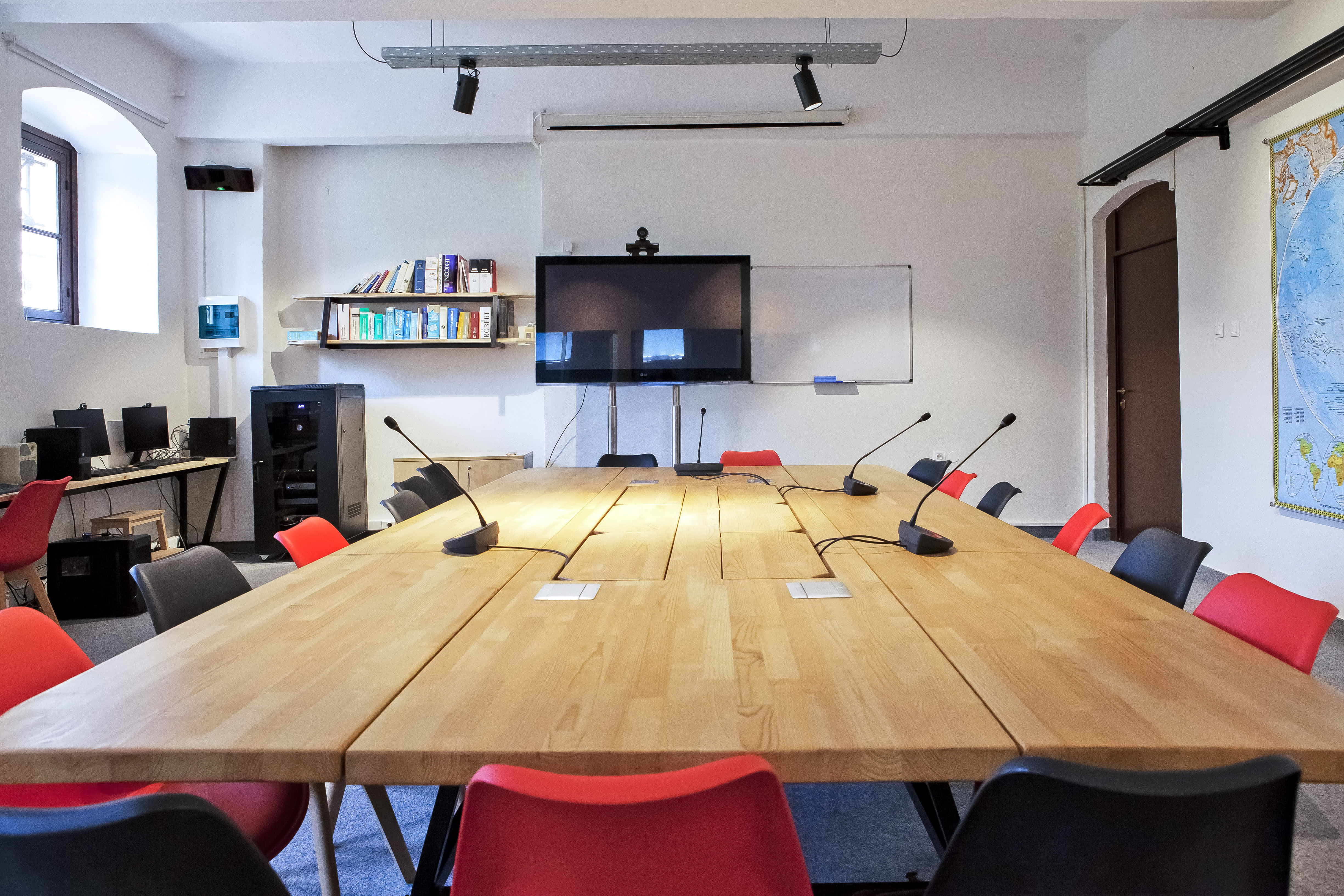 Ιnterpretation room - Aristotles University of Thessaloniki - conference table