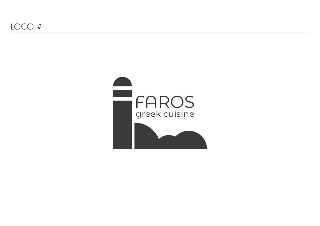 faros restaurant branding design - logo #1