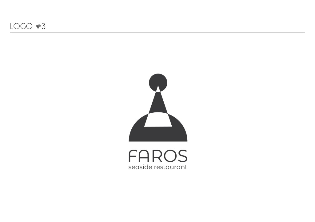 faros restaurant branding design - logo #3