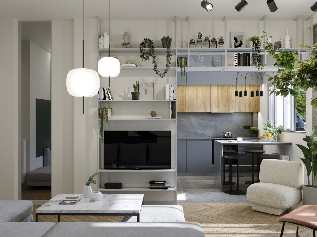 Contemporary urban apartment