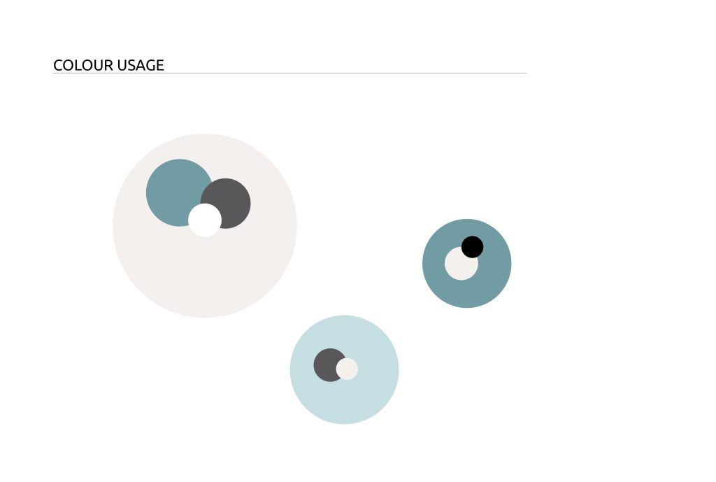 acu physio - physioptherapy clinic branding design - colour usage