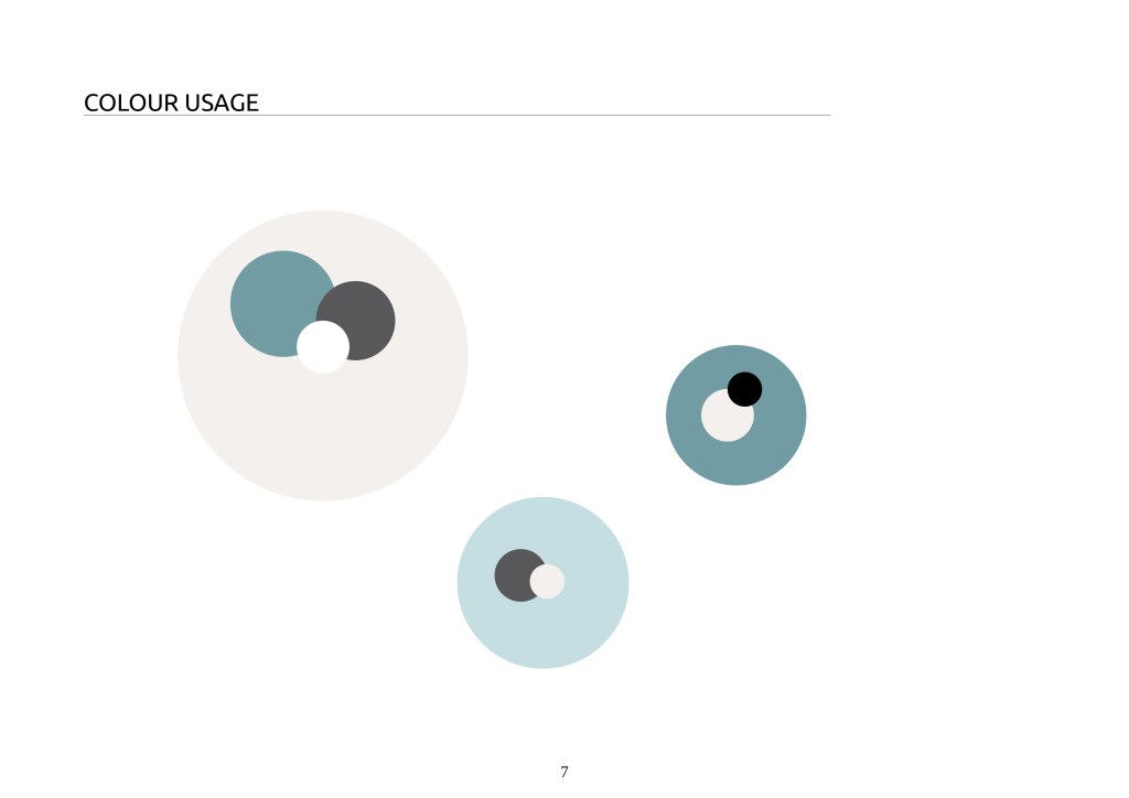 acu physio - physioptherapy clinic branding design - colour usage