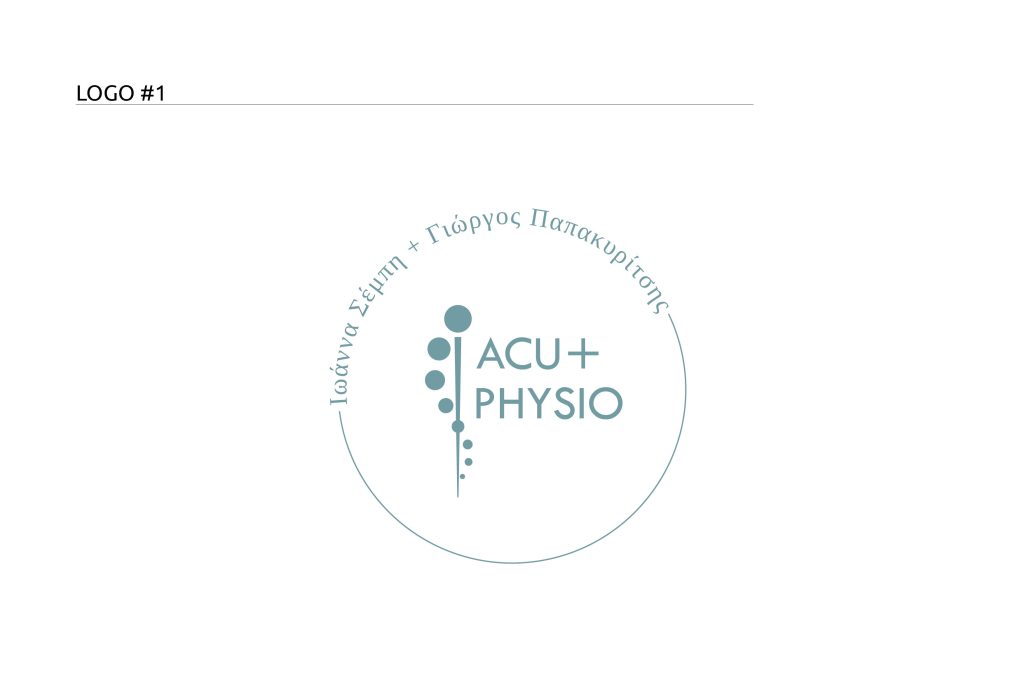 acu physio - physioptherapy clinic branding design - logo 1