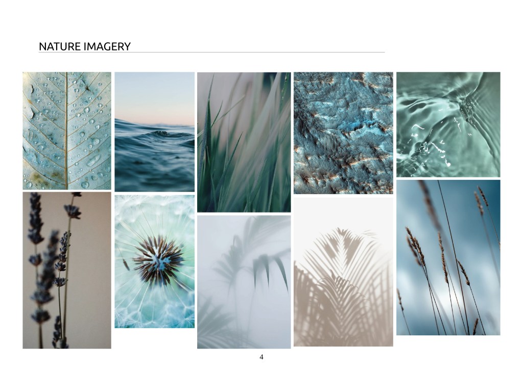 acu physio - physioptherapy clinic branding design - nature imagery