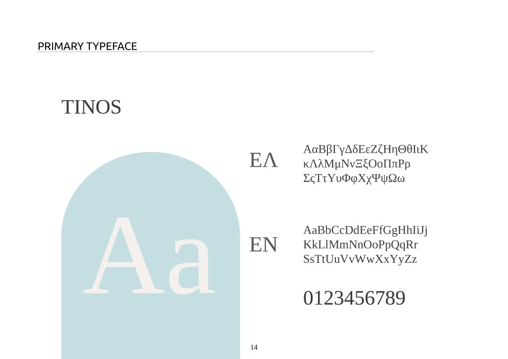 acu physio - physioptherapy clinic branding design -primary typeface