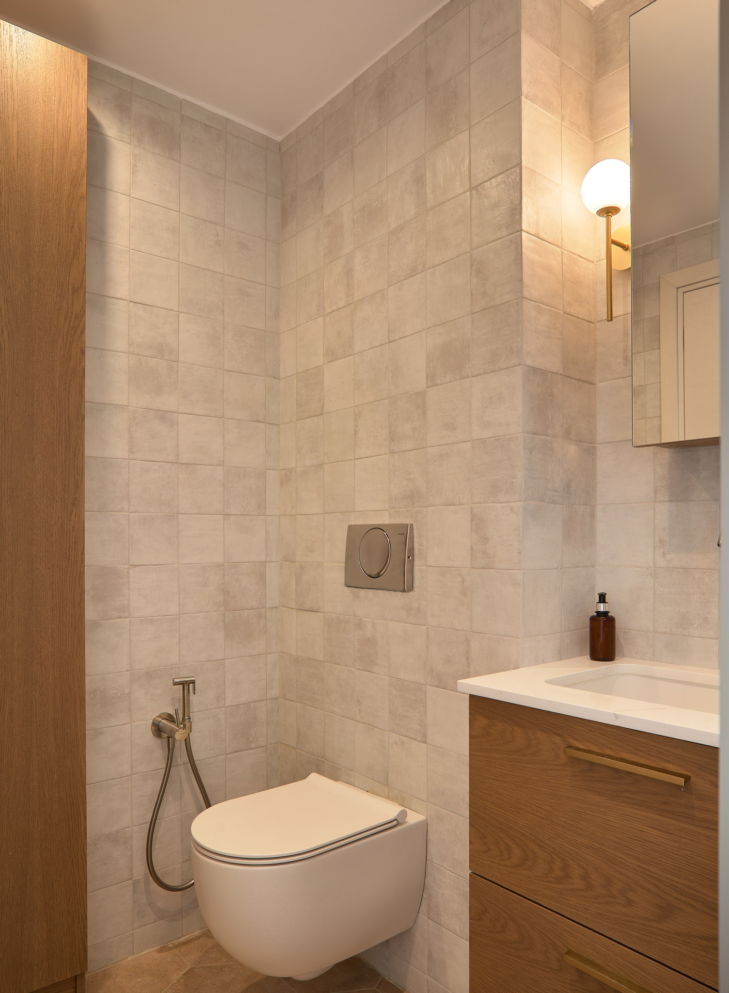 Bathroom of a renovated apartment in Thessaloniki 