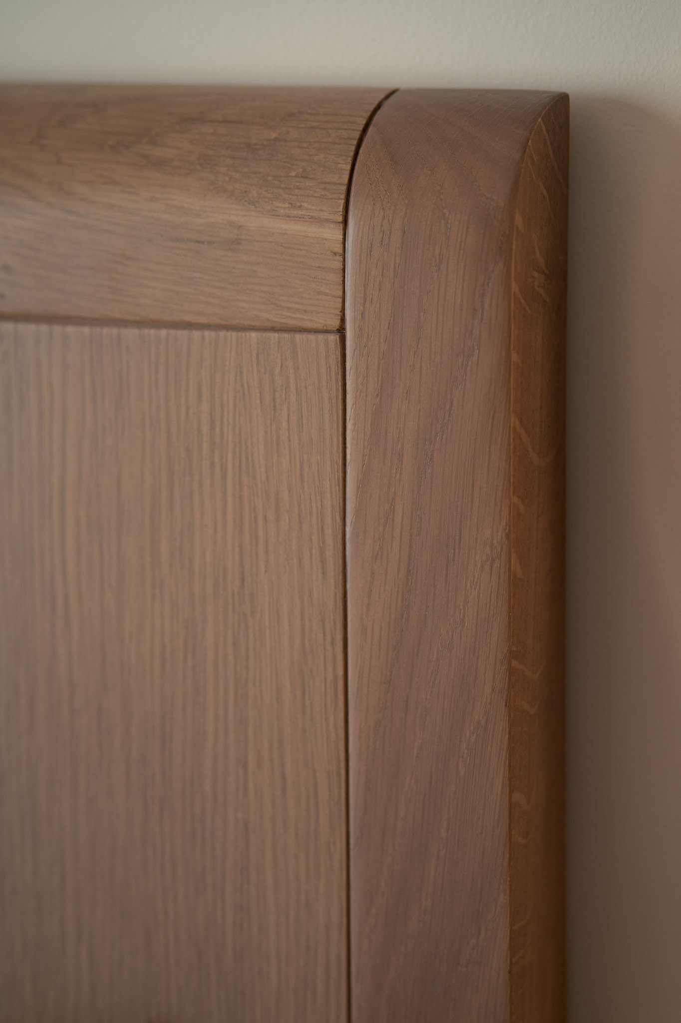 Bedroom of a renovated apartment in Thessaloniki - bed detail