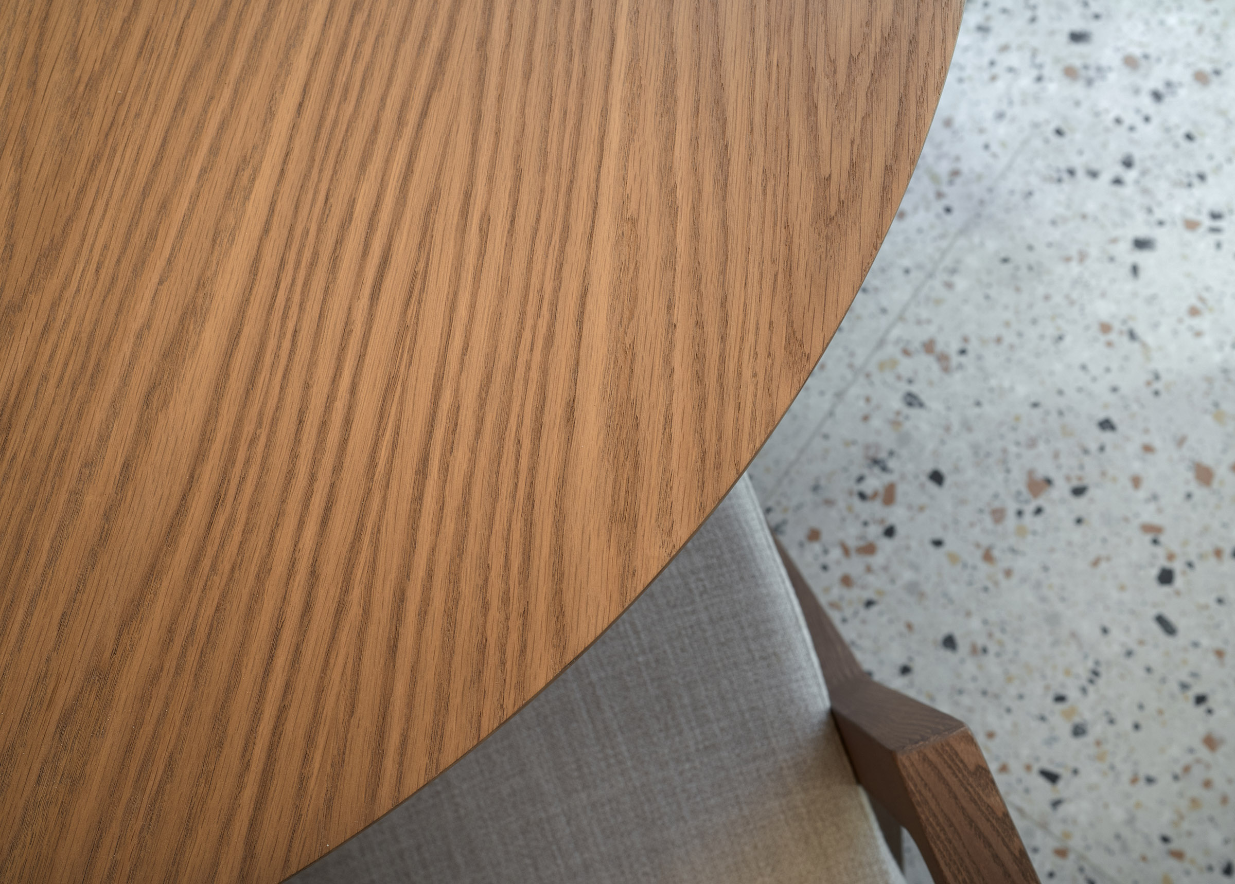Dining room of a renovated apartment in Thessaloniki - table detail